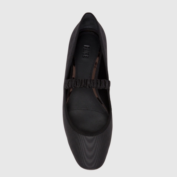 PAIGE Jolie Black Women's Ballet Mary Jane Flats Size 6 NWT - Picture 3 of 7